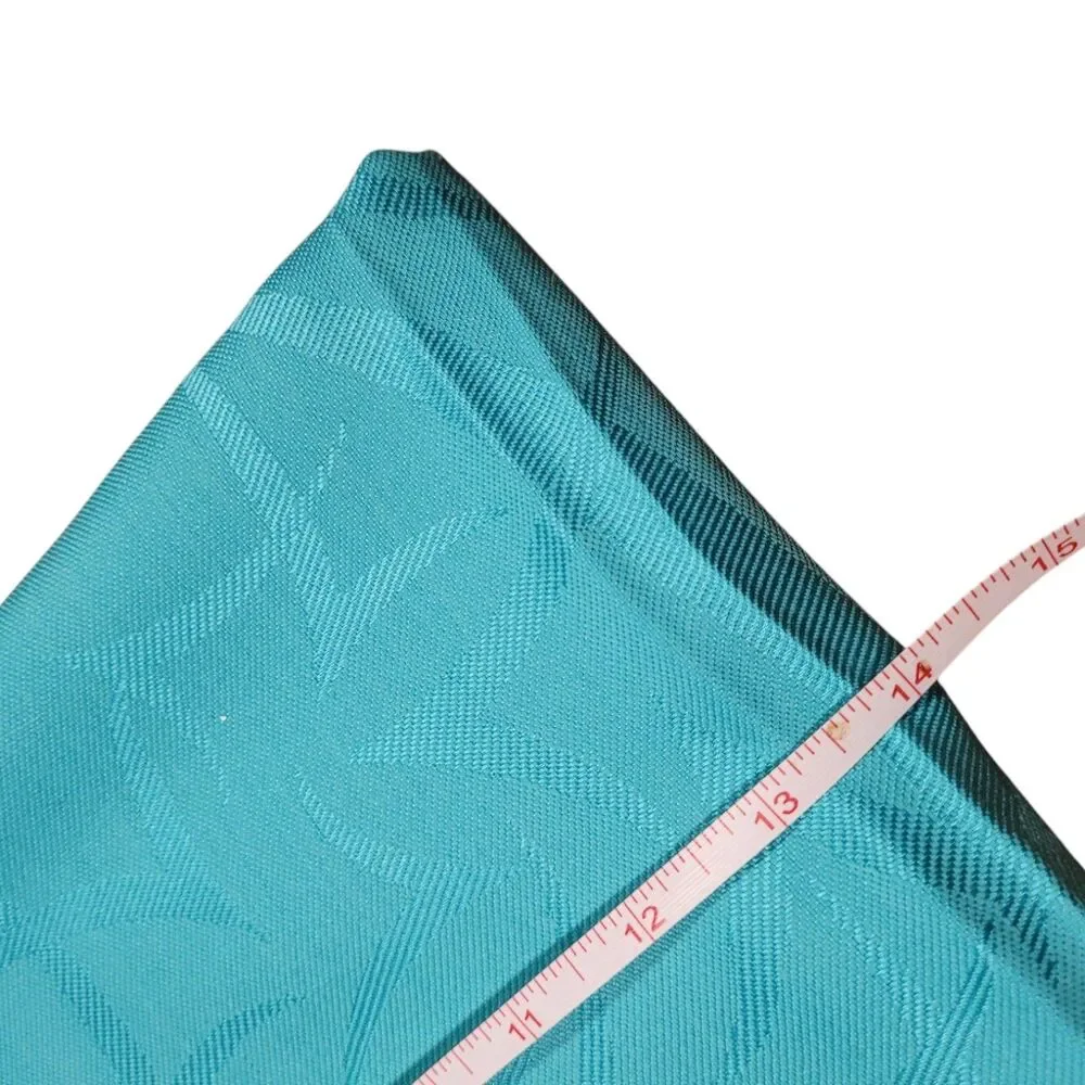 Vital Voices Turquoise Silk Wool Scarf